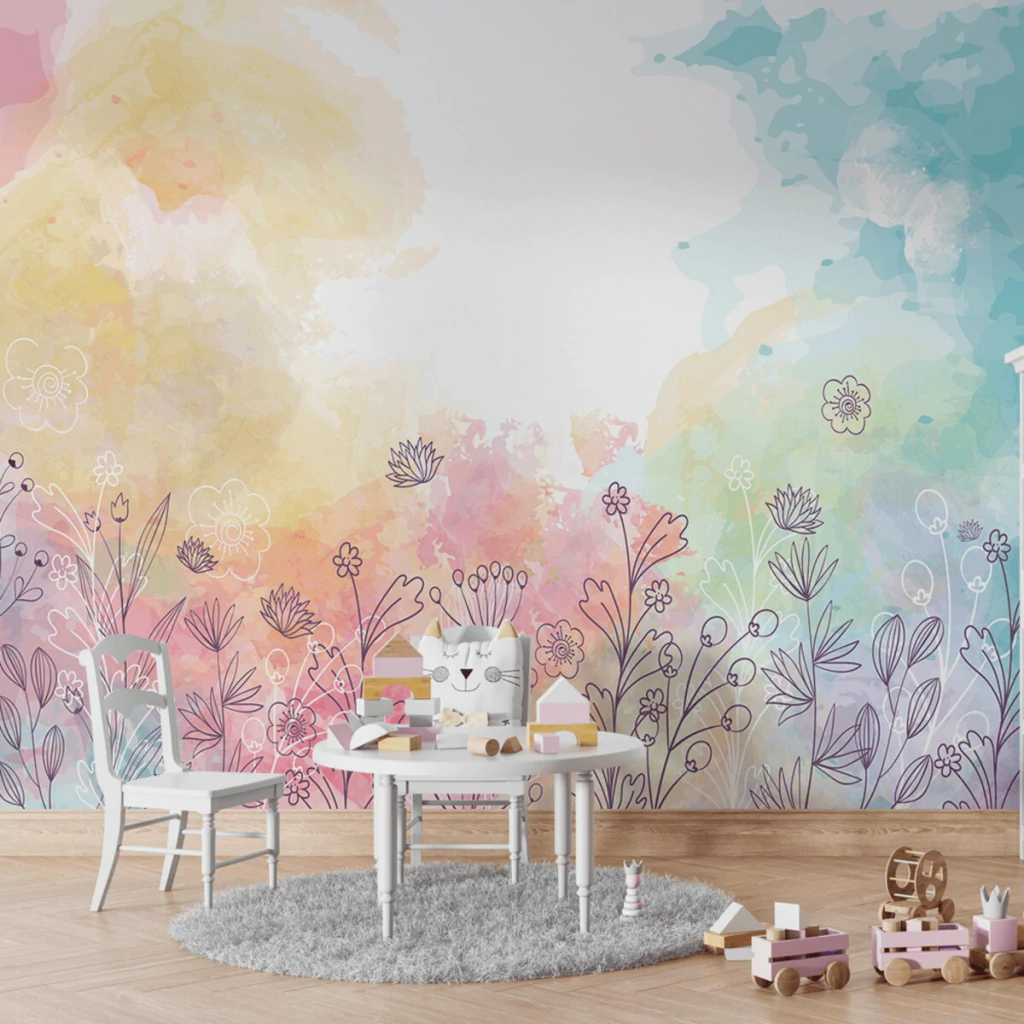 tendências decoração 2026 aquarela