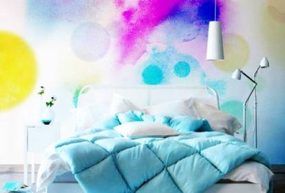 tendências decoração 2026 aquarela