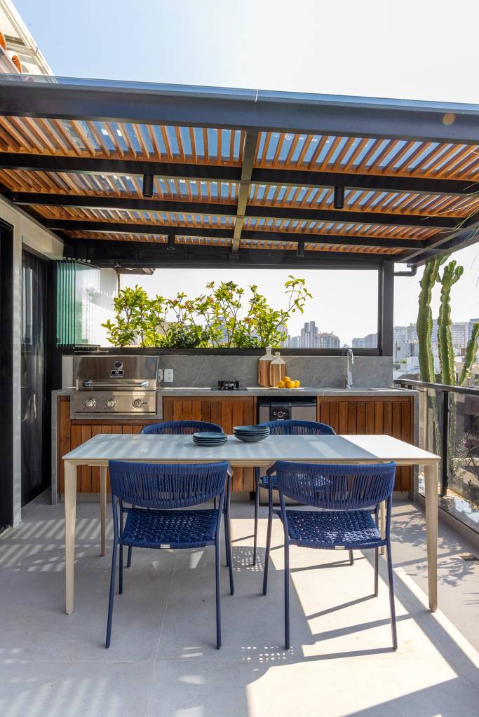 decoração area externa cobertura