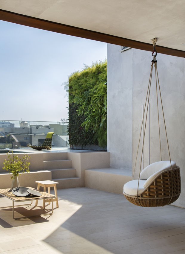 decoração area externa cobertura