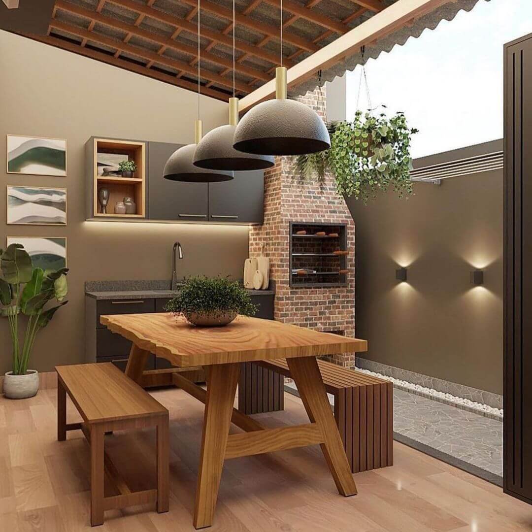 decoração de sacada pequena e simples