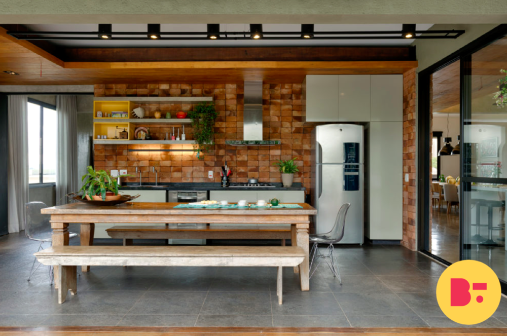 revestimento para churrasqueira moderna