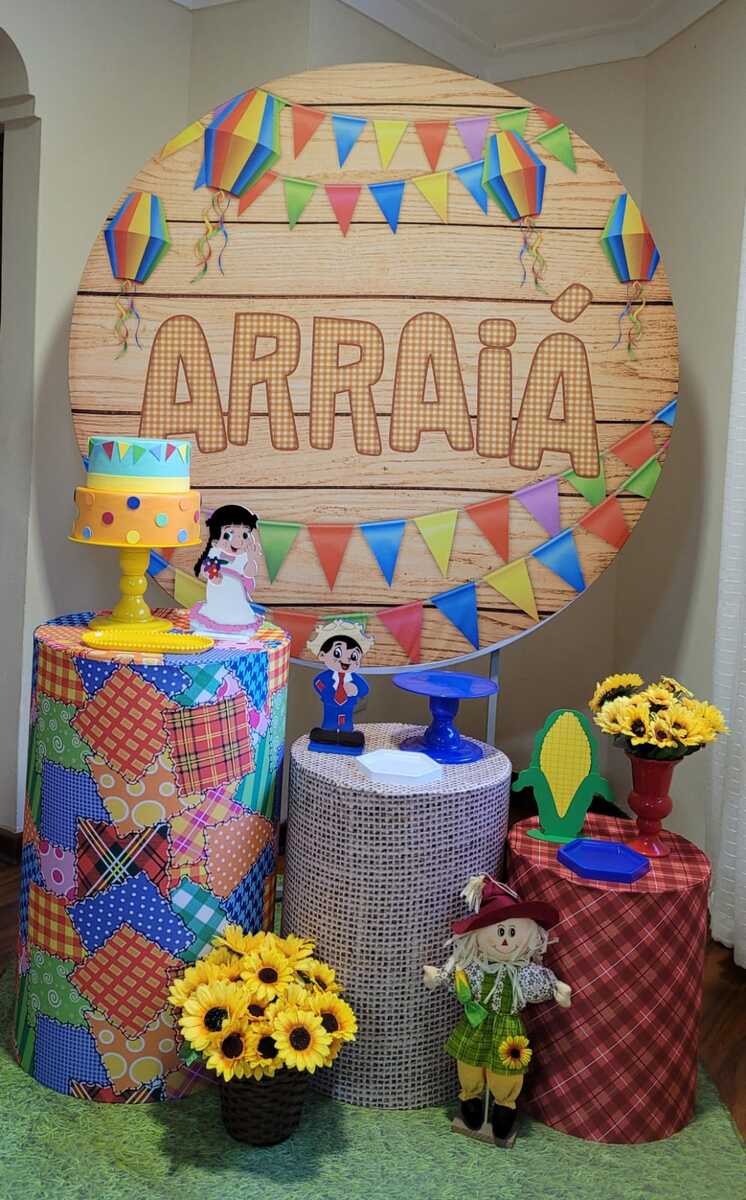 decoração arraia infantil