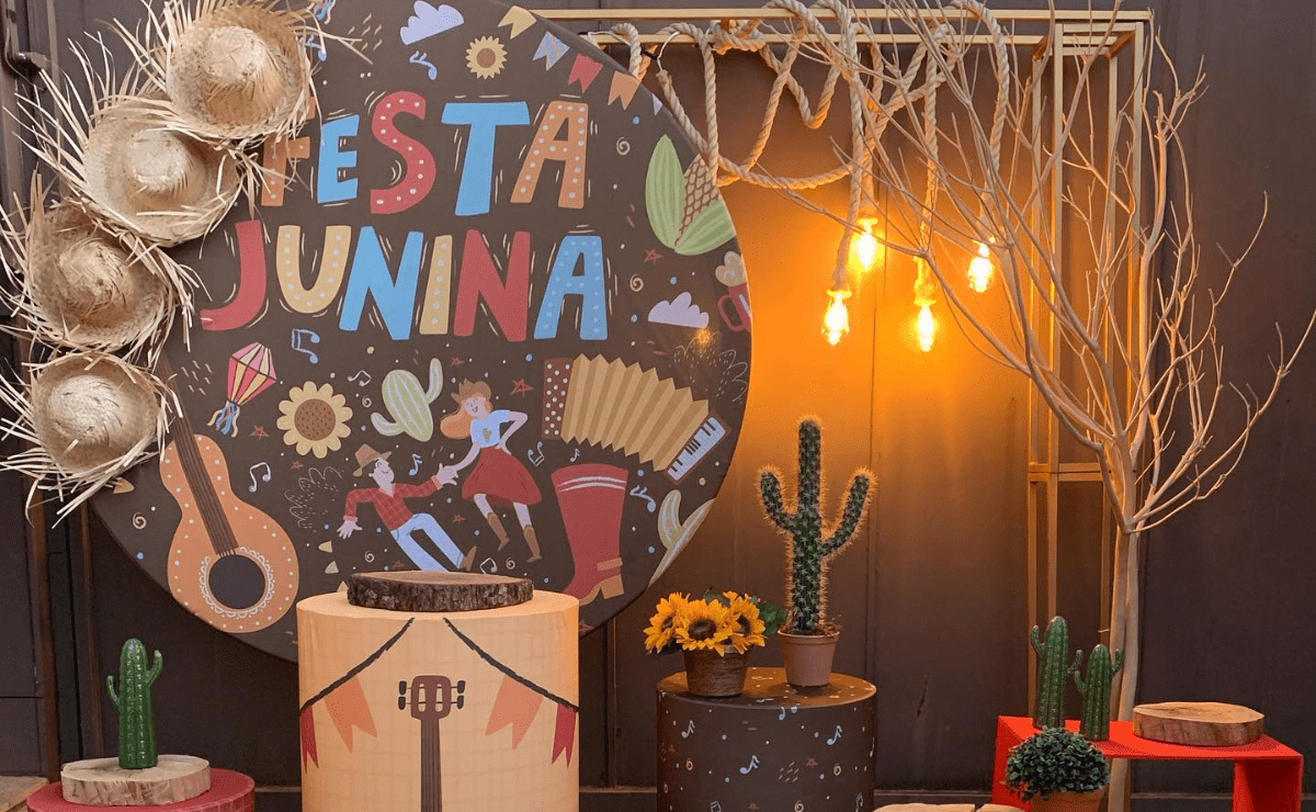 decoração arraia rústica