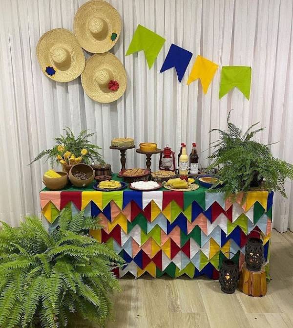 como decorar um arraia