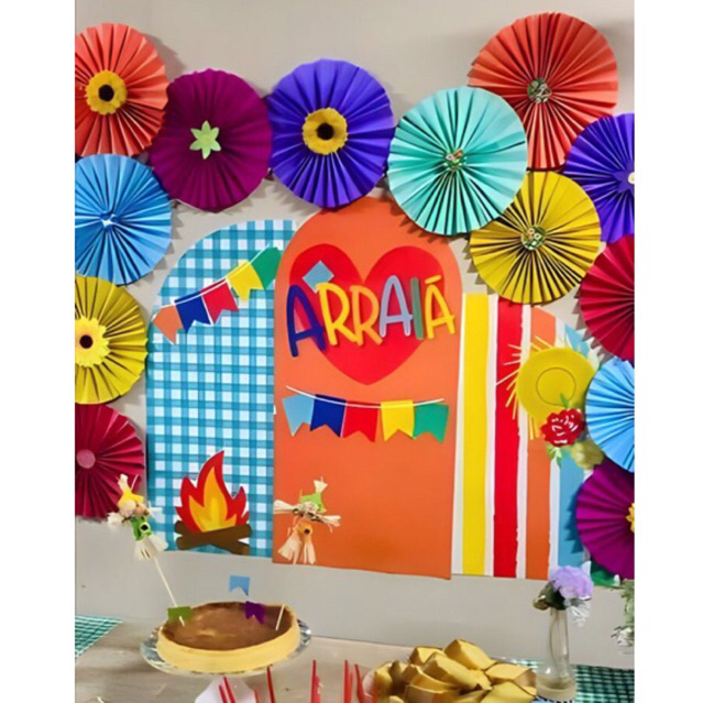 decoração arraia moderna