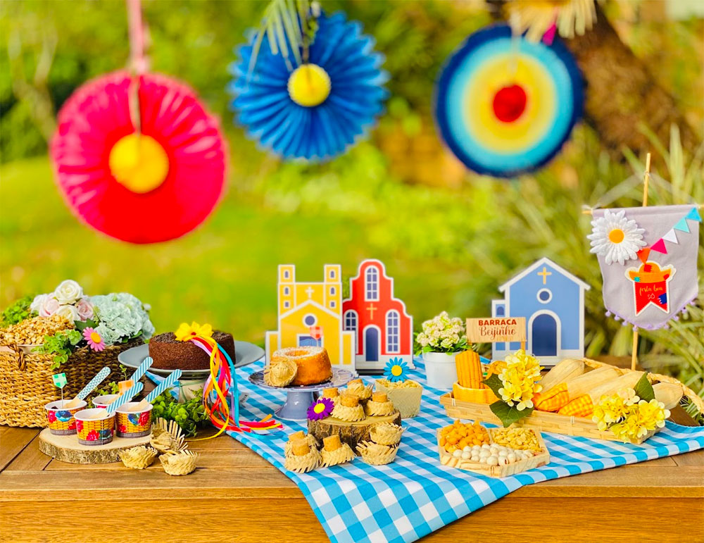 Ideias criativas de balões para seu Arraiá