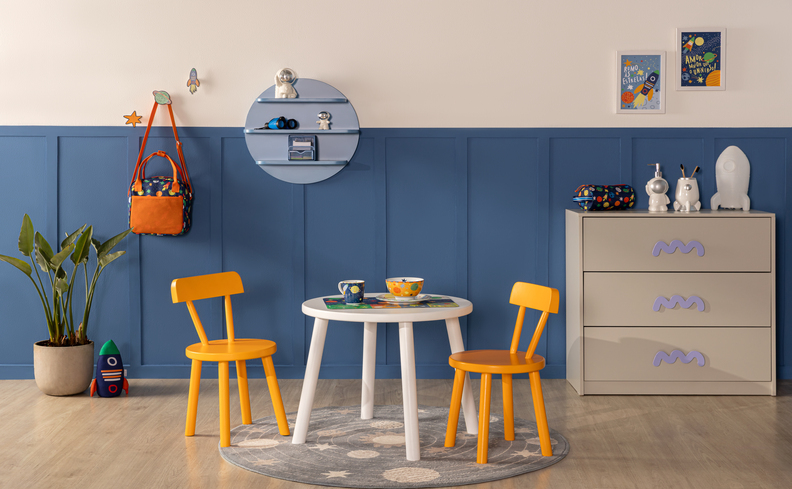 Transforme o quarto do seu filho em uma galáxia com decoração de astronauta