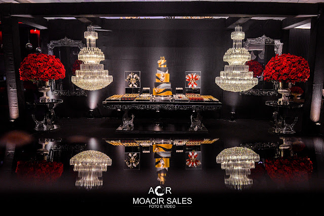 decoração baile de máscaras para 15 anos