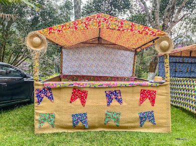decoração barraca festa junina simples