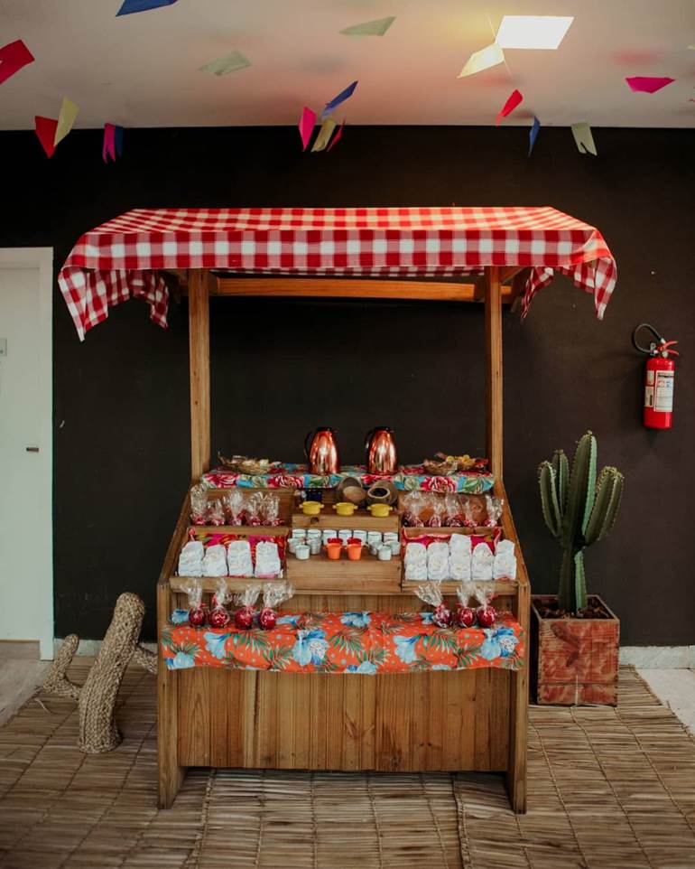decoração barraca pescaria festa junina