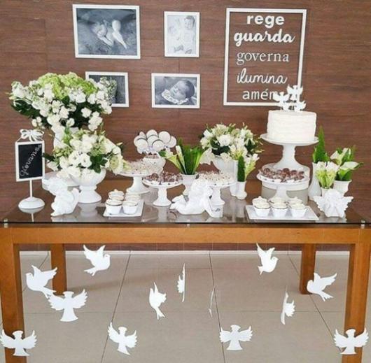 tendências decoração batizado 2026