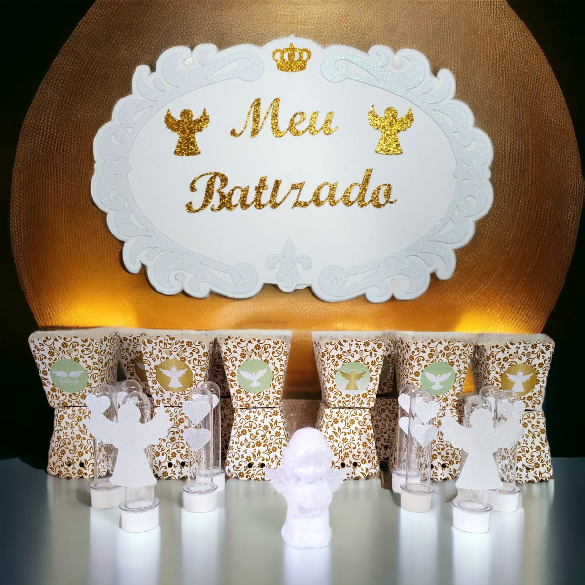 ideias decoração batizado DIY