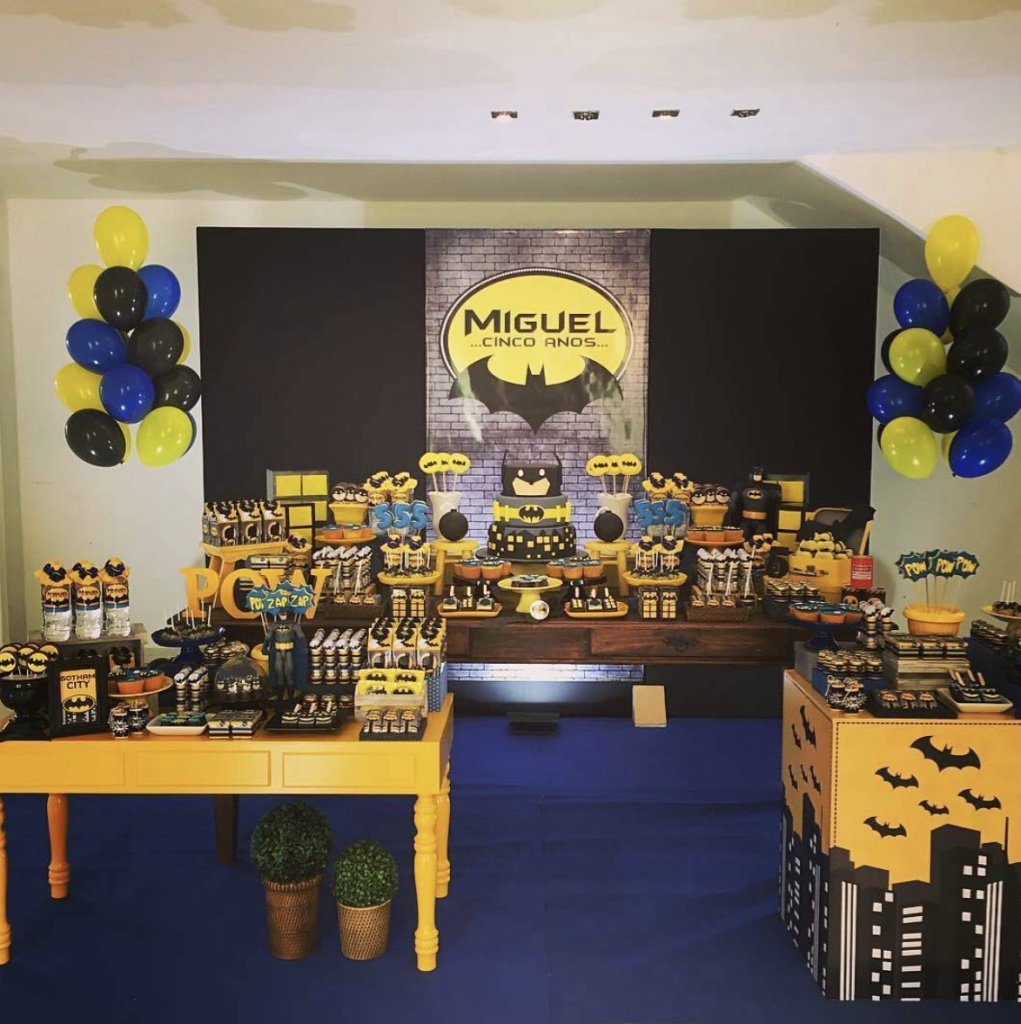 festas temáticas batman black tie