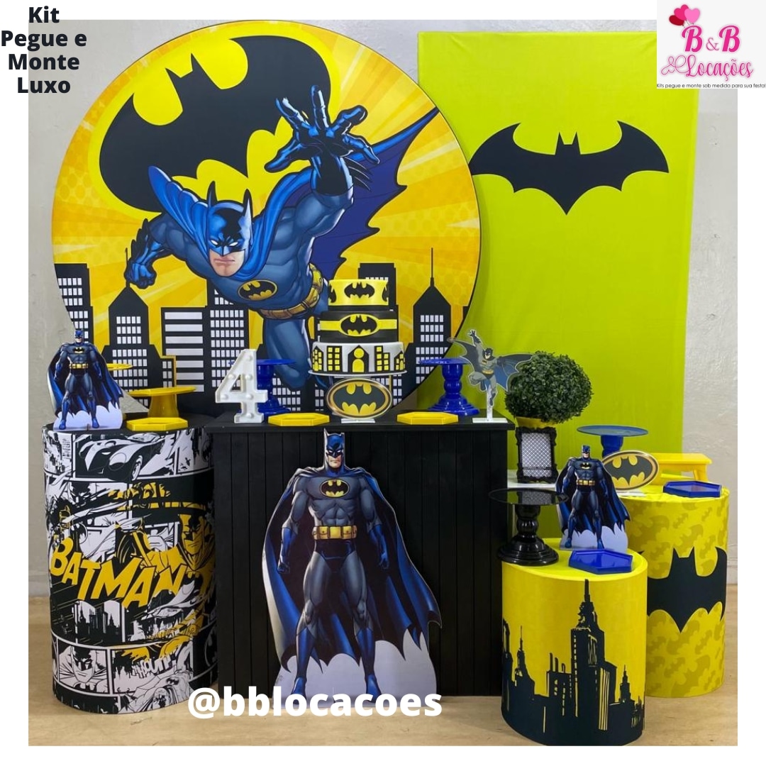 festas temáticas batman black tie