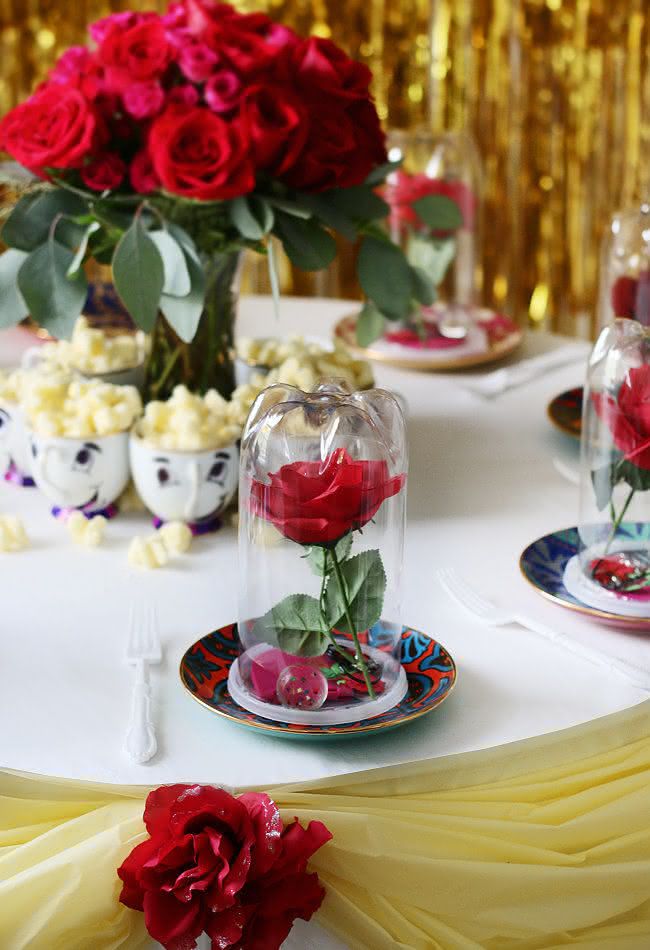 decoração bela e a fera 15 anos