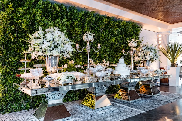 decoração bodas de prata clássica