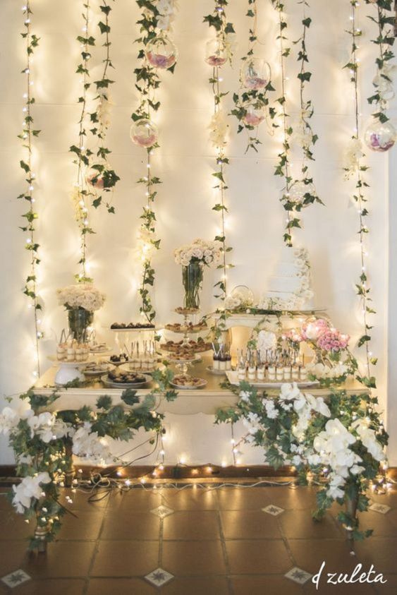 decoração bodas de prata clássica