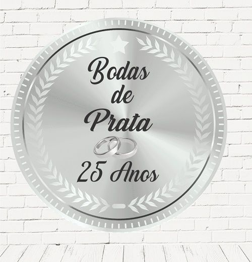 decoração bodas de prata minimalista