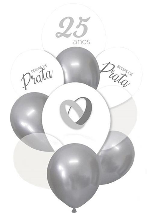 decoração bodas de prata chic