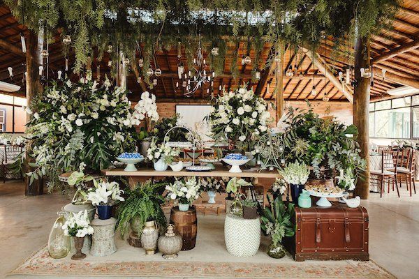 decoração boho chic casamento