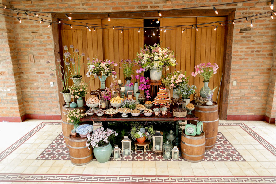 custo decoração casamento boho chic como economizar