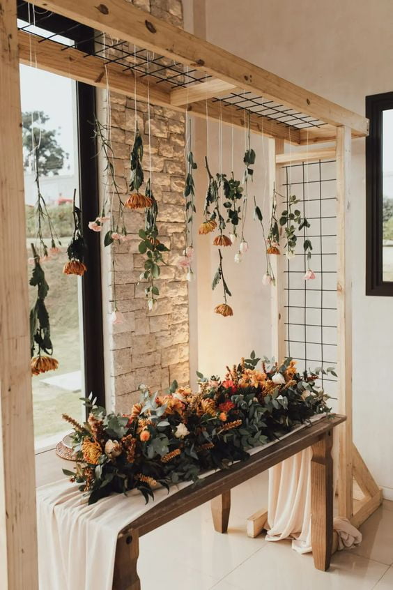 custo decoração casamento boho chic como economizar