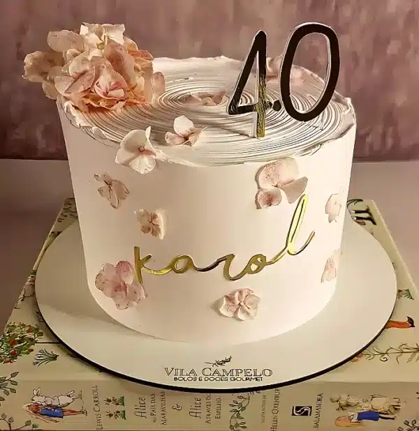 Tendências de cores para bolos de aniversário em 2026