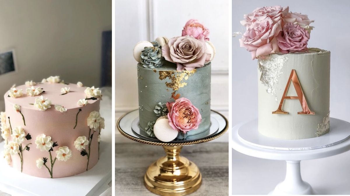 Decoração de bolo minimalista: elegância e simplicidade