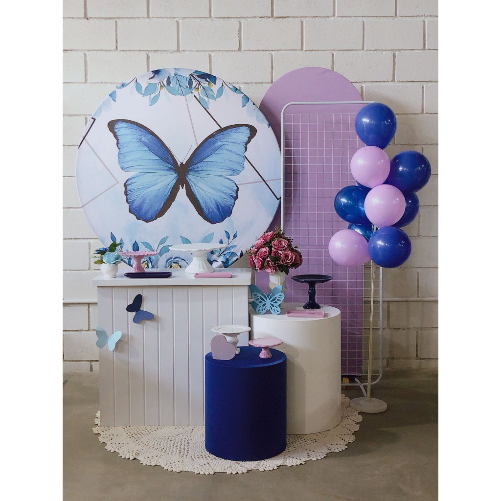 decoração borboleta acetato