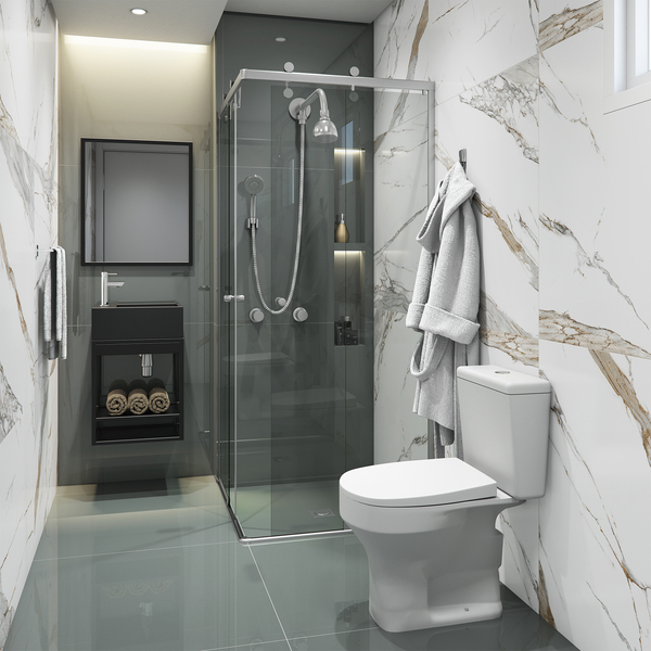 decoração box banheiro