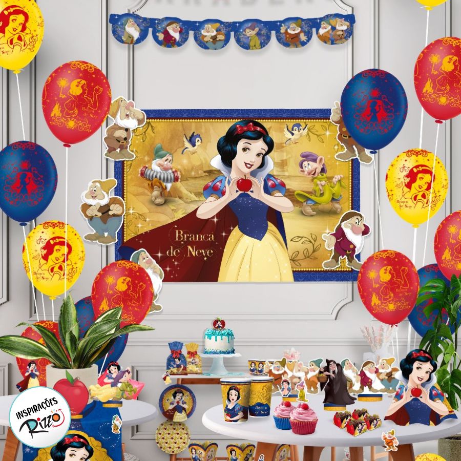 quanto custa decoração branca de neve luxo