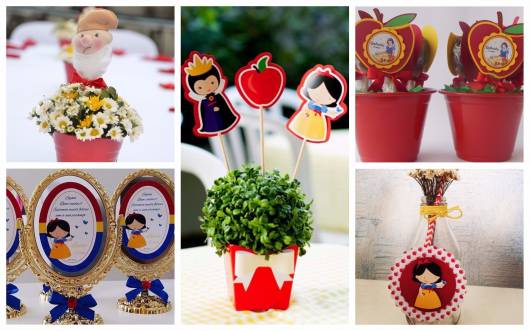 painel sublimado 3d branca de neve luxo