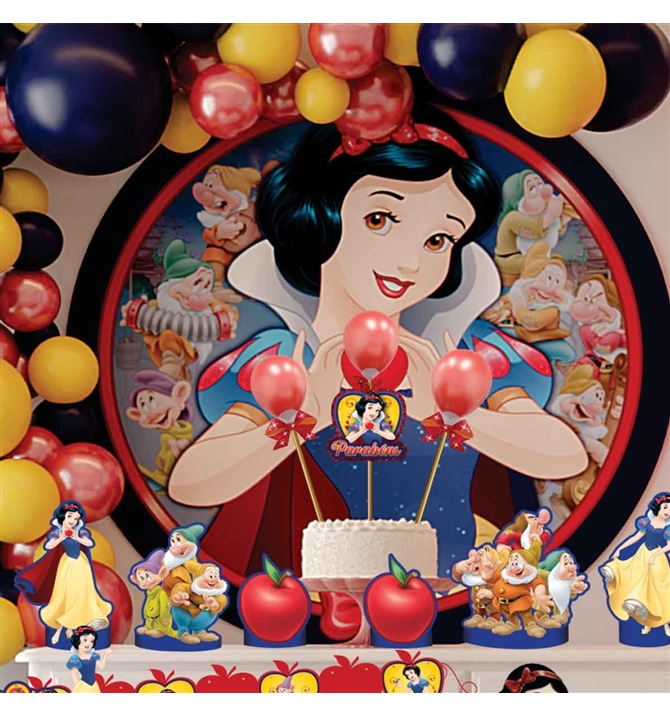 decoração branca de neve luxo