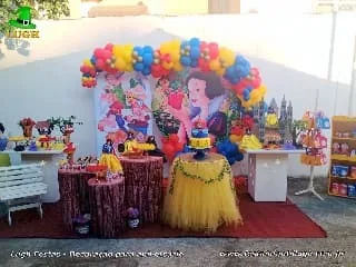 decoração branca de neve luxo