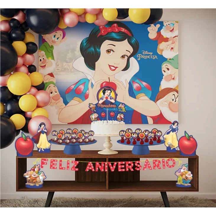 decoração branca de neve rústica