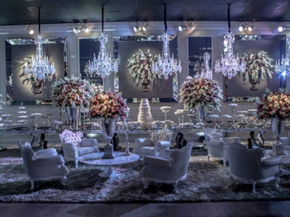 decoração branco e prata vs branco e dourado