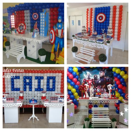 erros comuns ao decorar festa capitão américa simples