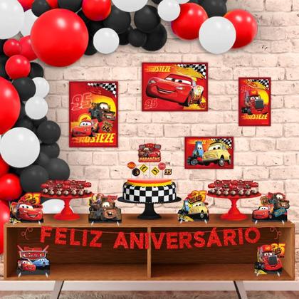 decoração de festa infantil carros