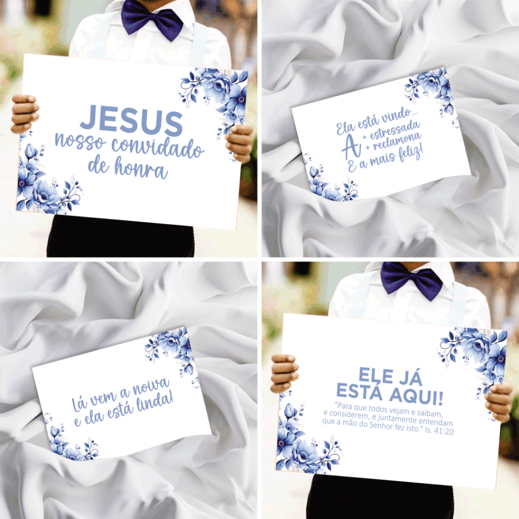 flores para casamento azul royal