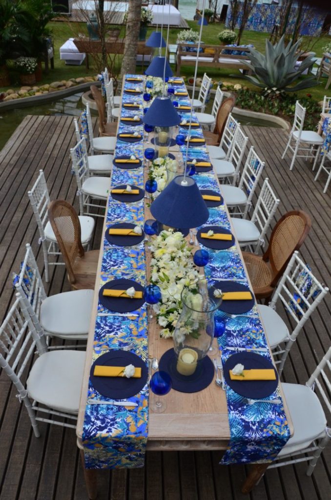 convite casamento azul royal
