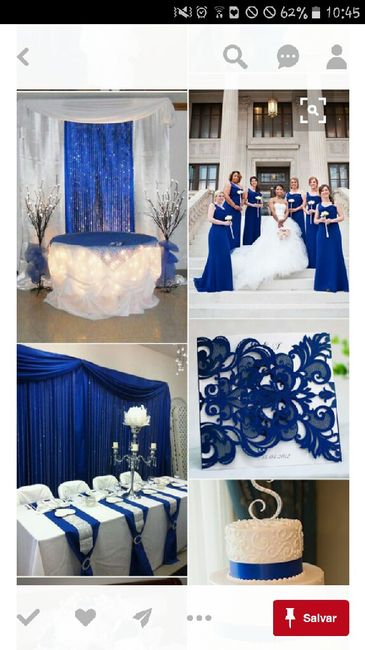 flores para casamento azul royal