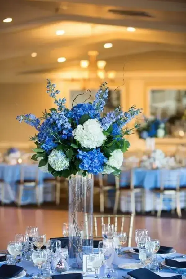 tapete azul royal para casamento