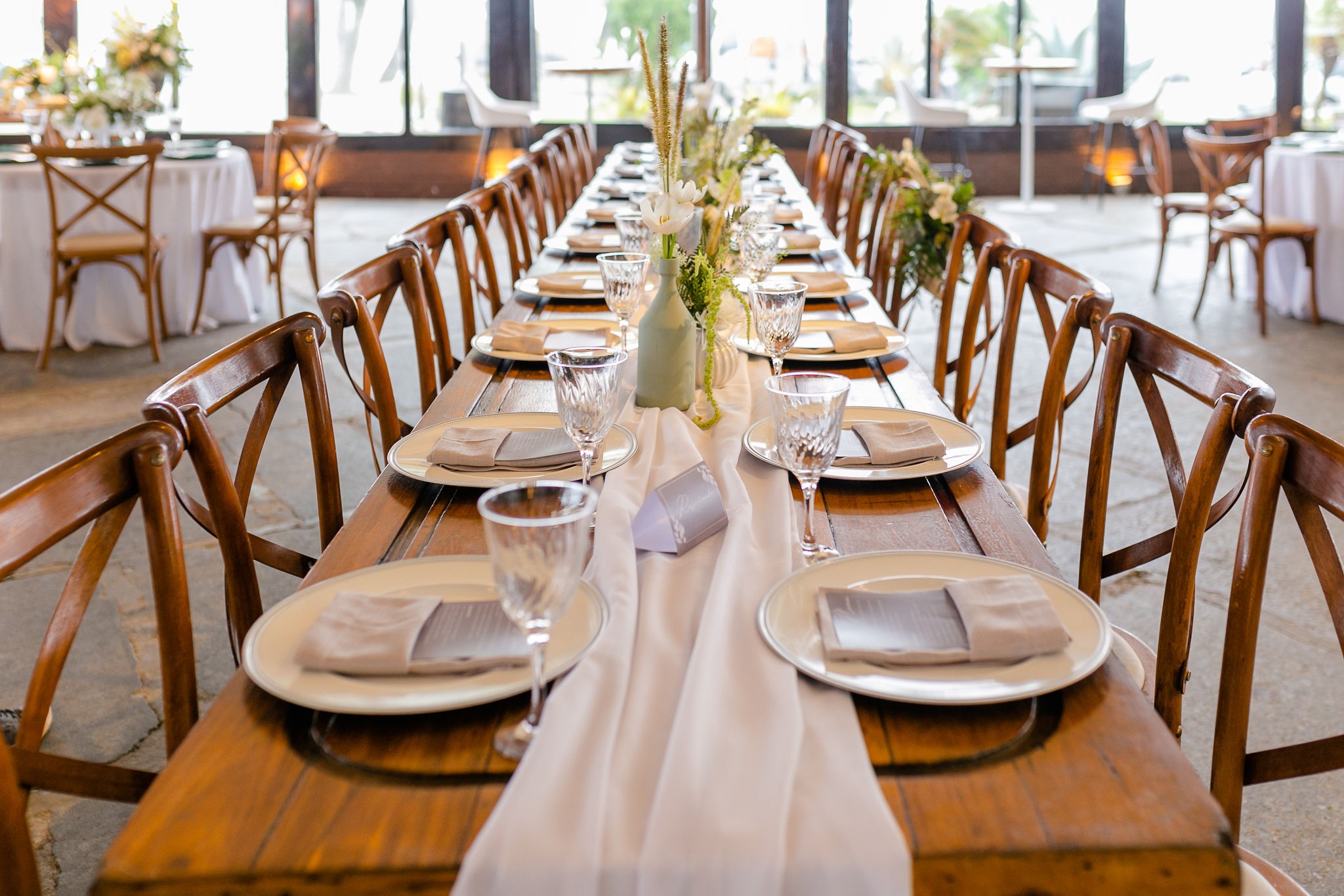decoração casamento minimalista e convites