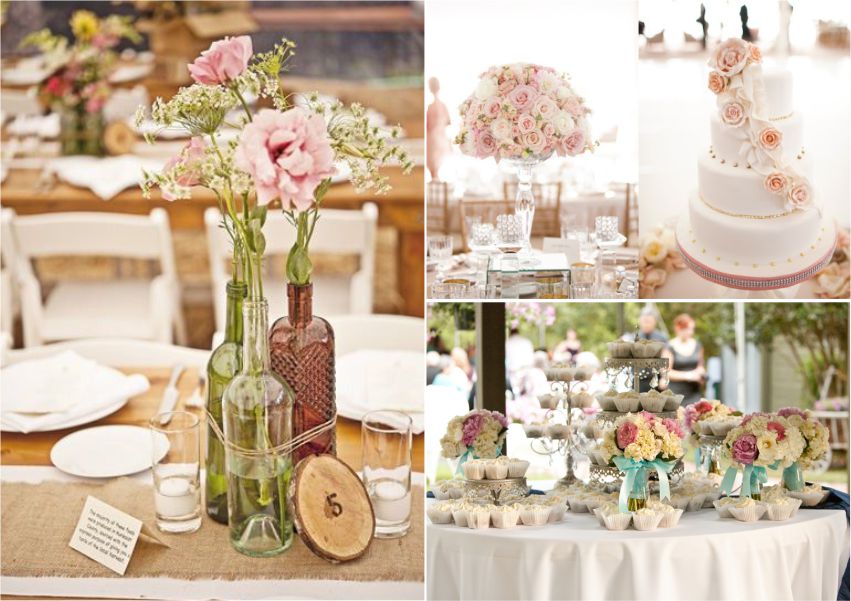 decoração casamento minimalista e lembrancinhas