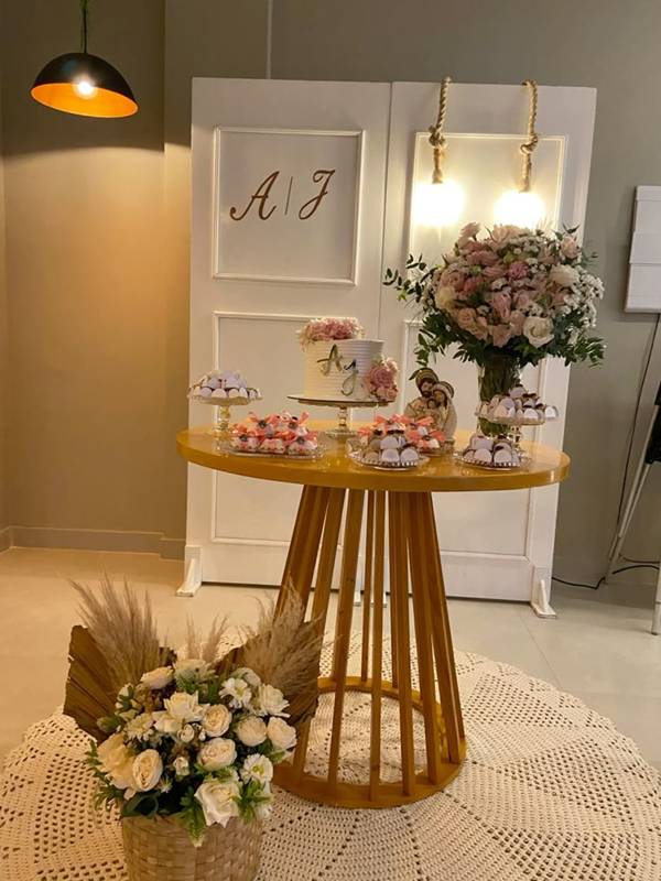 decoração casamento minimalista e clássico