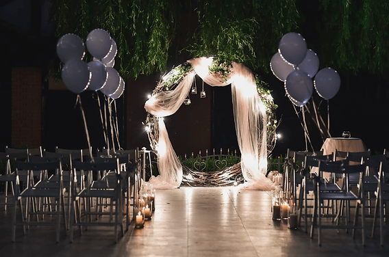 decoração casamento minimalista e moderno