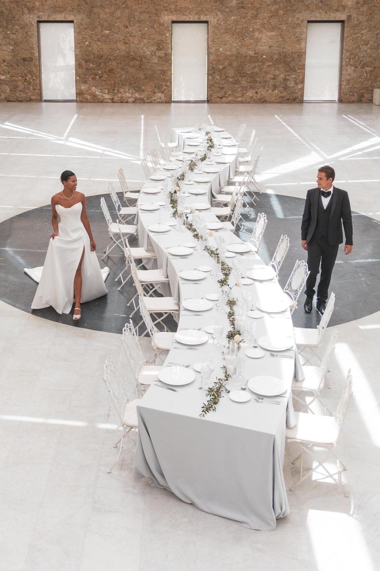 decoração casamento minimalista e boho