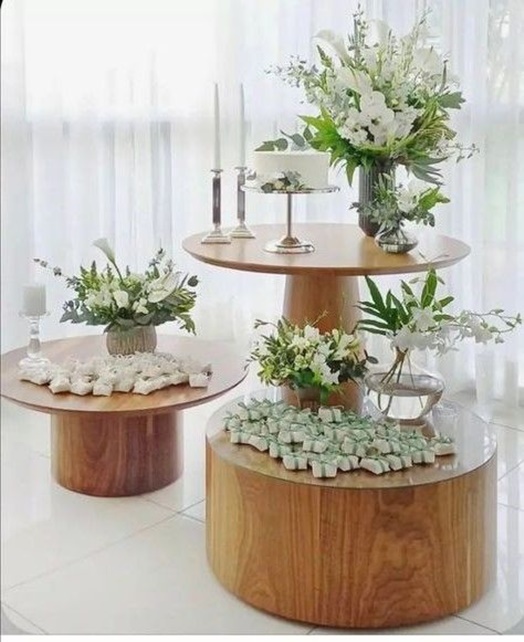 decoração casamento minimalista e campo