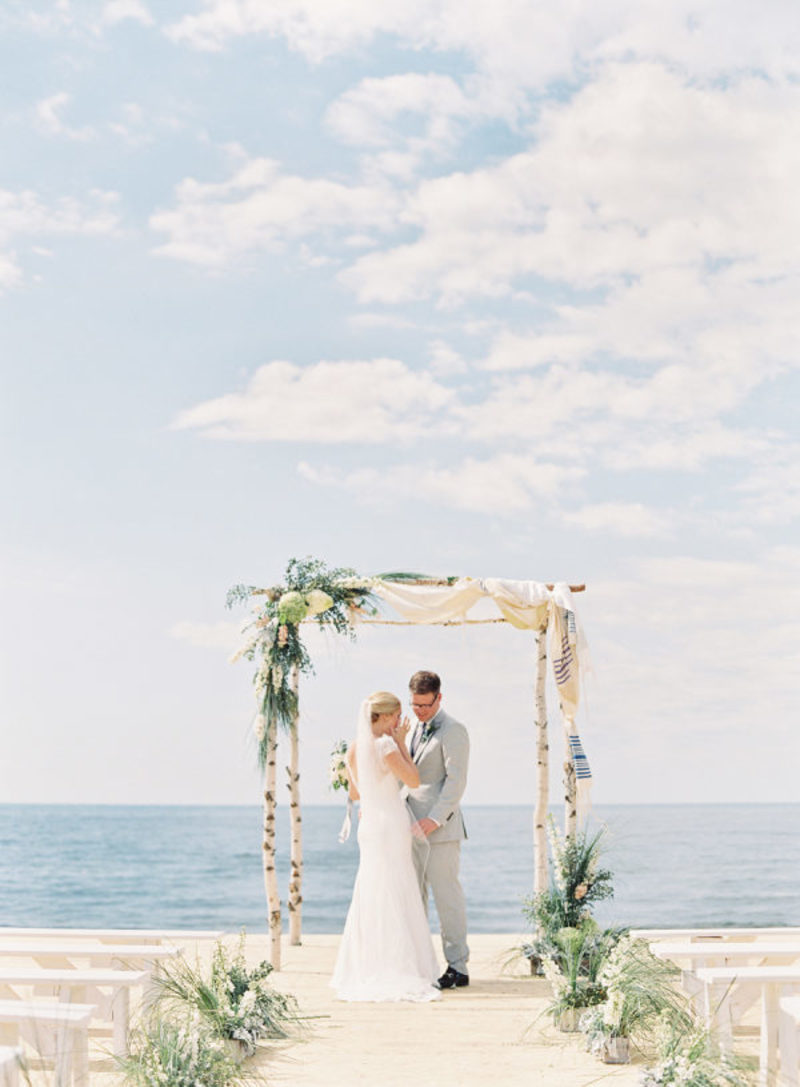 elementos decoração casamento praia